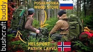 Norwegian-Russian Hot Tent Overnighter | Helsport Pasvik 4-6 Lavvu & Poshehonka Stove | 2°C