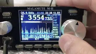 DDC/DUC transceiver Malamute M2 rx cw test