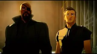 Peggy meet Nick fury and Hawkeye in What if | Captain carter meets Nick fury and hawkeye