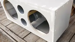 How to EASILY make a DUAL ported subwoofer box