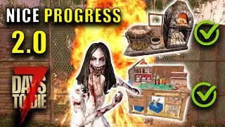 Getting A FORGE and a WORKBENCH in the NEW 7 Days To Die UPDATE 2.0