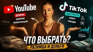 Где выгоднее вести блог в 2026: TikTok или YouTube?