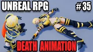 Death Animation & Ragdoll - Hack & Slash RPG Unreal Engine 4 #35