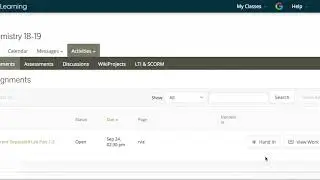 Handing in Assignments with PowerSchool Learning