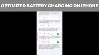 How to Enable / Disable Optimized Battery Charging on iPhone (Tutorial)