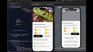 ASMR Coding - SwiftUI Recipe App - No Talking