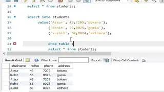 Database management system | rdbms in MySQL || how to create database and table in MySQL workbench