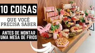 Como fazer uma MESA DE FRIOS para festa