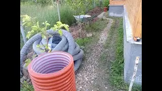 Drainage of the house and the plot