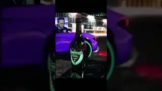 Крутая тачка делает прикольный трюк)