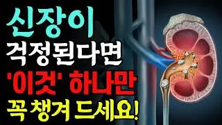 "소변거품 사라집니다" 이것을 먹으면 병든 신장 확 살아납니다! 신장에 좋은 음식5가지와 신장을 망가뜨리는 원인5가지. 신장을 위한 식이요법. 당뇨 음식.