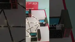 computer project working model - mesh network topology - 