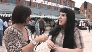 MasterChef finalist Stacie Stewart at Gloucester Quays Food Festival 2011