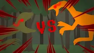 UEB #13 - Dilophosaurus VS Gallimimus (StickNodes Pro Animation)