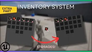 How to create an inventory system | Extra Part - Storages | Unreal Engine 5 Tutorial