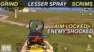 AIM LOCKED ENEMY SHOCKED🔥BGMI GRIND🔥BGMI SCRIMS🔥BGMI LESSER SPRAY🔥BGMI ERENGLE KING🔥CaptainKJGaming