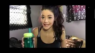 beautiful girl smoking and coughing
