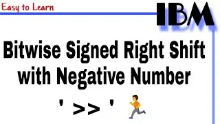 Bitwise Signed Right Shift with Negative Number in Java Class 12 ||Need of Shift Operator in coding
