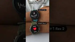 Garmin Forerunner 265 Vs Amazfit T-Rex 2 Heart Rate Comparison