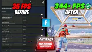 BEST AMD Settings For Fortnite | Fix Lag, Stutters & FPS Drops in Fortnite | FPS Boot (AMD Radeon)