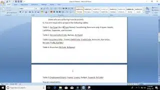 Tables, Report, Queries and Forms in Access