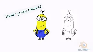 Blender 2.9.1 Grease pencil 2d | beginner to intermediate | character drawing