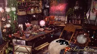 WITCH'S ROOM AMBIENCE: Bubbling Cauldron, Potions, Crackling Sounds, Liquid Sounds | ASMR