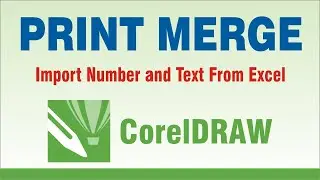 Print Merge in CorelDraw |  Automatic Number in CorelDraw