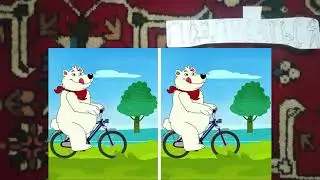Найдите отличие белый медведь