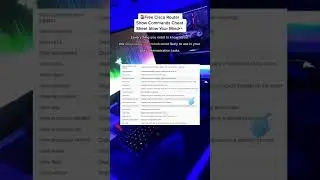 ✨👀Free Cisco Router Show Commands Cheat Sheet blow Your Mind🤩  💻