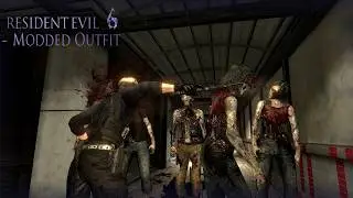 Resident Evil 6 Modding - Leon Requiem Outfit - 5-1 Hallway Fight