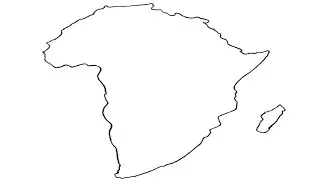 How to Draw the Outline of Africa | Easy Step-by-Step Drawing Tutorial @XYZArts007