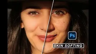 Skin Softening with Beautiful Texture in Photoshop !  Skin retouching !