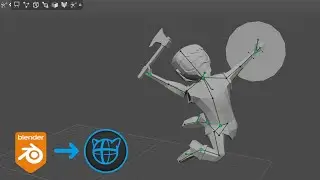 Import character with props from Blender to Cascadeur