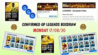 Confirmed Legends GP Boxdraw coming this Monday || pes 2020 mobile