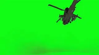 AH64 Longbow green screen