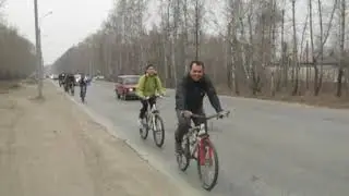 Ролик Тренировка к  Первомаю 2012 Вело тренировка