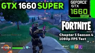 Fortnite GTX 1660 SUPER Ryzen 5 3600 FPS Test