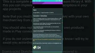 In App Purchases | Latest Google Billing V4 in Sketchware