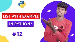 List Example in python. #12