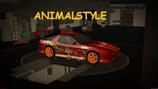 MTA Drift Paradise: Простенький Винил Animal Style на Mazda RX7 FC