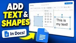How To Insert Text Box And Shapes In Google Docs