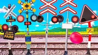 The Railroad Crossings That Moved in Perfect Sync (Dzelzceļa pārbrauktuve)