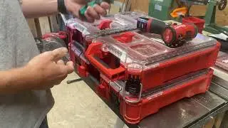 Compact organizer Lid Lock installation video Milwaukee Packout
