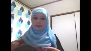 Hijab Quadrado Super facil de Colocar!!! Square Hijab