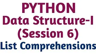 list comprehensions in Python | Python data structure | list comprehension in python data structure