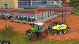 FARMING SIMULATOR 18 / FS 18 КОРОВЫ КОРМИТЬ ИЗ ТЮКОВ