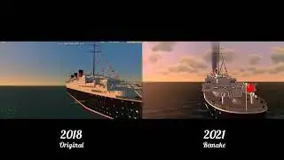 l Queen Mary Poseidon Intro l Comparison l 2018/2021l