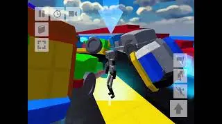 Most satisfying bridge￼ in fun with ragdolls build challenge for you