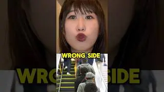 Don't Stand on the WRONG SIDE in JAPAN 🇯🇵 #shorts